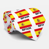 Cravate Drapeau de l'Espagne (Roulé)