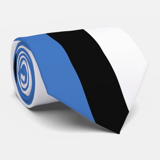 Cravate Drapeau de l'Estonie (Roulé)