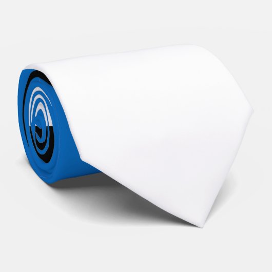 Cravate Drapeau de l'Estonie (Roulé)