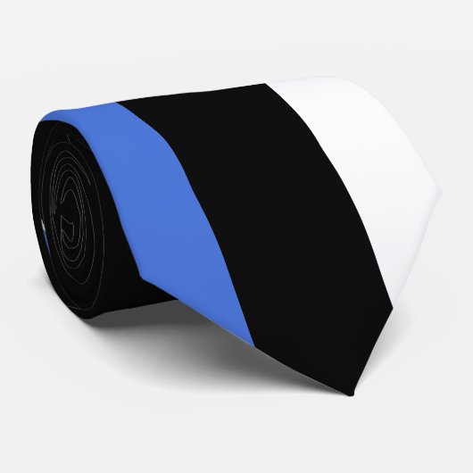 Cravate Drapeau de l'Estonie (Roulé)