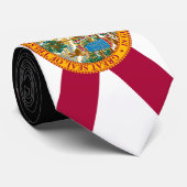 Cravate Drapeau de l'État de Floride (Roulé)