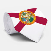 Cravate Drapeau de l'État de Floride (Roulé)