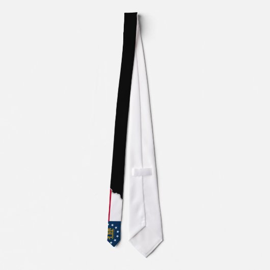 Cravate Drapeau de l'État de Géorgie (Dos)