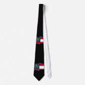 Cravate Drapeau de l'État de Géorgie (Devant)