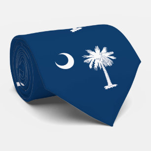 Cravate Drapeau de l'État de la Caroline du Sud