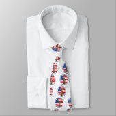 Cravate Drapeau de l'état de liberté aux États-Unis (Attaché)