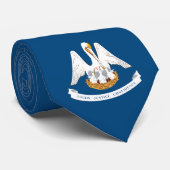 Cravate Drapeau de l'État de Louisiane (Roulé)