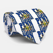 Cravate Drapeau de l'État de Pennsylvanie (Roulé)