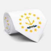 Cravate Drapeau de l'État de Rhode Island (Roulé)