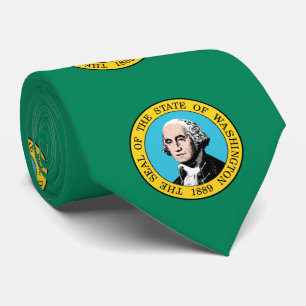 Cravate Drapeau de l'État de Washington