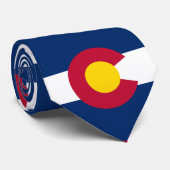Cravate Drapeau de l'État du Colorado (Roulé)