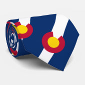 Cravate Drapeau de l'État du Colorado (Roulé)