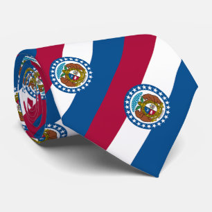 Cravate Drapeau de l'État du Missouri