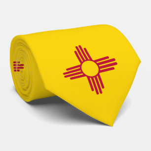 Cravate Drapeau de l'État du Nouveau-Mexique