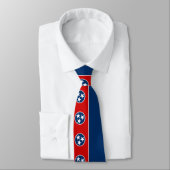 Cravate Drapeau de l'État du Tennessee (Attaché)