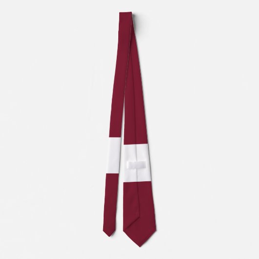Cravate Drapeau de Lettonie (Dos)