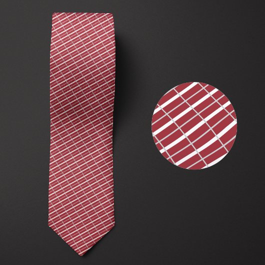Cravate Drapeau de Lettonie Motif