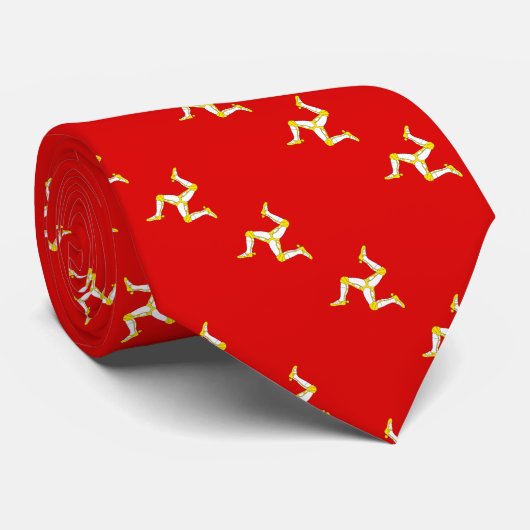 Cravate Drapeau de l'île (Roulé)