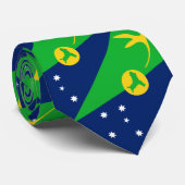 Cravate Drapeau de l'île Christmas (Roulé)