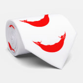 Cravate Drapeau de l'île de Pâques (Roulé)