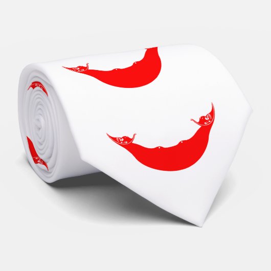 Cravate Drapeau de l'île de Pâques (Roulé)