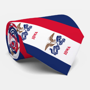 Cravate Drapeau de l'Iowa