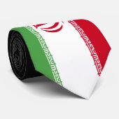 Cravate Drapeau de l'Iran (Roulé)