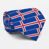 Cravate Drapeau de l'Islande (Roulé)