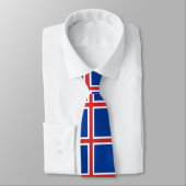 Cravate Drapeau de l'Islande (Attaché)