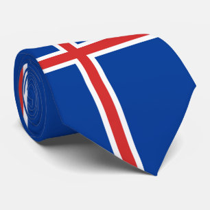 Cravate Drapeau de l'Islande