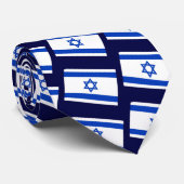 Cravate Drapeau de l'Israël (Roulé)