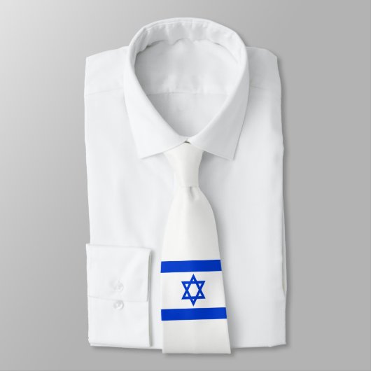 Cravate Drapeau de l'Israël (Attaché)