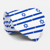 Cravate Drapeau de l'Israël (Roulé)