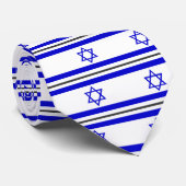 Cravate Drapeau de l'Israël (Roulé)