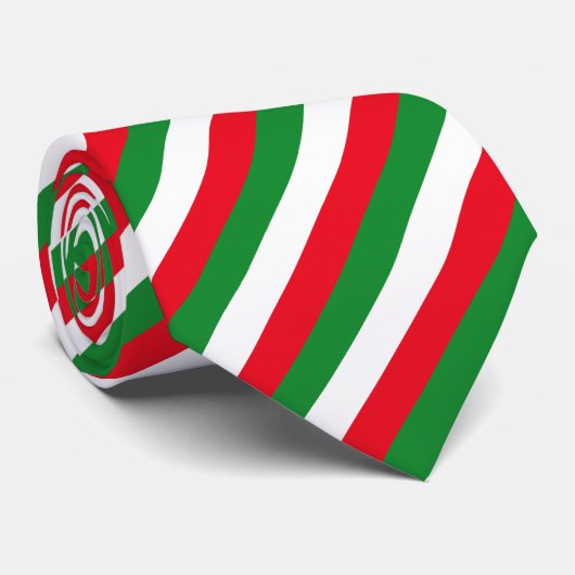 Cravate Drapeau de l'Italie (Roulé)