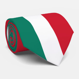 Cravate Drapeau de l'Italie Italie IL italienne Tricolore