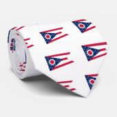 Cravate Drapeau de l'Ohio (Roulé)
