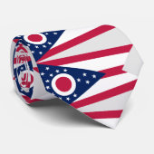 Cravate Drapeau de l'Ohio (Roulé)