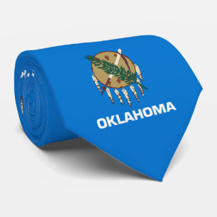 Cravate Drapeau de l'Oklahoma