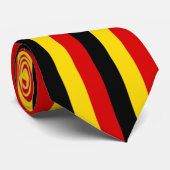 Cravate Drapeau de l'Ouganda (Roulé)