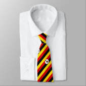 Cravate Drapeau de l'Ouganda (Attaché)