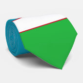 Cravate Drapeau de l'Ouzbékistan (Roulé)