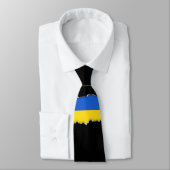 Cravate Drapeau de l'Ukraine (Attaché)