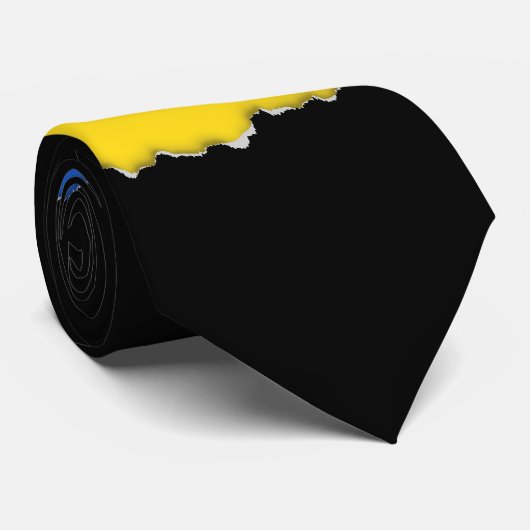 Cravate Drapeau de l'Ukraine (Roulé)