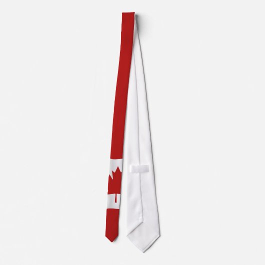 Cravate Drapeau de l'Unifolié du Canada (Dos)