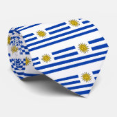 Cravate Drapeau de l'Uruguay (Roulé)