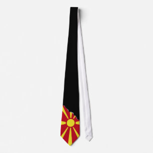 Cravate Drapeau de Macédoine
