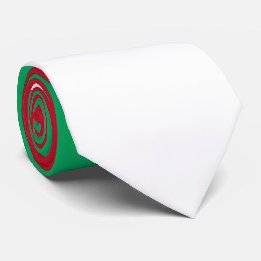 Cravate Drapeau de Madagascar (Roulé)