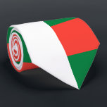 Cravate Drapeau de Madagascar<br><div class="desc">Drapeau patriotique de Madagascar.</div>