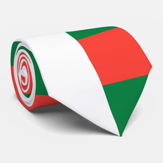 Cravate Drapeau de Madagascar (Roulé)